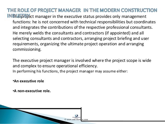 program manager roles and responsibilities