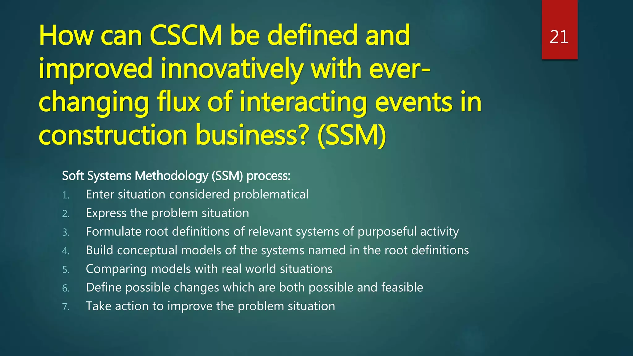 Construction Supply Chain Management | PPTX