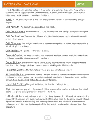 Construction surveys | PDF