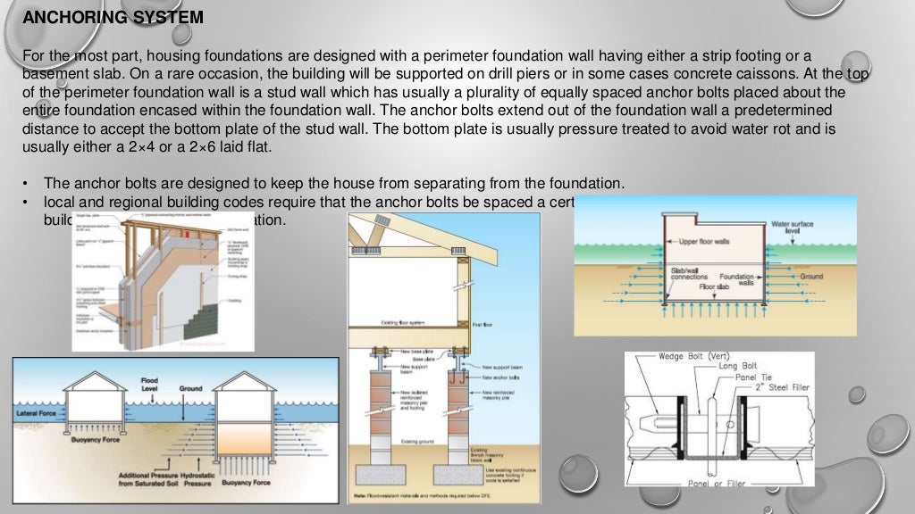 Construction techniques in flood prone areas