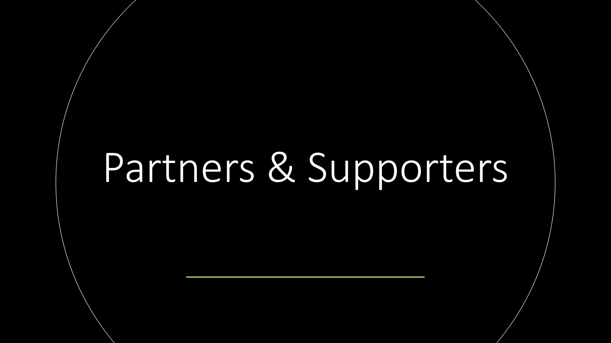 Partners & Supporters
 