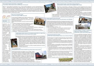 Lotissement innovant à Saint-Croix-aux-Mines
par Olivier Greder et Emmanuelle Rombach, architectes, bureau d’architecture G-Studio (F)
Comment inscrire sur le site de l’ancienne gare de la commune de Saint-
Croix-aux-Mines, un quartier de logement individuel dense innovant,
s’adressant à un public divers et varié ?
La réponse qu’a donné le bureau d’architecture G-studio à cette question
est pour le moins interpellante tant le concept urbanistique et architectural
proposé tranche avec la monotonie et la banalité de beaucoup (trop) de nos
lotissements !
Si ce projet constitue un tout permettant notamment d’assurer une flexibilité
spatiale, des performances énergétiques, un habitat évolutif, osons en isoler
l’une ou l’autre particularité :
• l’implantation des logements à l’image des curseurs d’une table de mixage,
le glissement des maisons vers la rue ou l’arrière de la parcelle façonnera
le paysage en amenant plus ou moins d’espace libre d’un côté ou de
l’autre
• les eaux pluviales des toitures sont directement évacuées dans des fossés
drainants, larges bandes vertes en creux séparant les parcelles
• la structure de la maison est assurée par des portiques en lamellé-collé en
forme de coques conférant une personnalité architecturale au quartier et
exprimant visuellement son caractère innovant, une des demandes des
élus locaux.
Assurément, ce quartier, une fois construit, méritera une visite …
Référence d’urbanisme durable : le quartier Vauban à Fribourg-en-Brisgau (D)
par Bertrand Barrère, consultant, Ressources pour le développement durable – ReDD (F)
Passionné par cette réalisation en Allemagne, Mr Barrère y emmène régulièrement des groupes de
visiteurs. Vauban illustre parfaitement cette démarche de planification énergétique urbaine qui consiste à
investir la question de l’énergie sous tous ses aspects et à développer des stratégies particulières en vue
de favoriser une utilisation rationnelle des ressources énergétiques. Elle ne se limite pas aux consommations
d’énergie des équipements ou des transports publics mais s’applique également à toute la gamme des
consommations privées (habitat, activités économiques, déplacements, …).
Vauban, c’est une forme urbaine dense favorisant l’efficacité énergétique, un réseau de chauffage
urbain alimenté par une chaufferie collective à cogénération utilisant majoritairement du bois déchi-
queté, la valorisation solaire dans les habitations individuelles, des maisons répondant au standard passif, une trame
verte multi-fonctions, une démarche participative, des rues vouées aux usagers lents, … en bref, une référence de
l’urbanisme durable … impossible à résumer en quelques lignes !
Le projet « Neit Wunnen » à Putscheid : le développement
durable à travers l’exemple d’un lotissement rural
par Albert Goedert, architecte, atelier d’architecture BENG (L)
C’est une nouvelle façon d’envisager l’habitat qui
est abordée à Putscheid, petit village d’une trentaine
d’habitants. Ce projet qui intègre des aspects
innovants en matière énergétique, urbanistique,
architecturale et environnementale est une initiative
de la commune qui, constatant le besoin de nouveaux
logements, acquiert des terrains à Putscheid pour y
réaliser une opération de logements mixtes : petites
maisons, appartements, nouvelle place publique,
nouvelle salle des fêtes abritant aussi la chaufferie
centrale et les capteurs solaires font partie du
programme.
Les expressions architecturales des habitations ont
été définies par quatre bureaux d’architecture y in-
tégrant respect du milieu rural, contraintes
urbanistiques et principes de construction à faible con-
sommation énergétique.
A côté de cela, une idée lumineuse à récupérer d’ur-
gence dans nos projets wallons : un concept de plan-
tation a été élaboré pour l’entièreté du projet, aussi
bien sur le domaine public que pour les parcelles
privées. Les plantations des espaces-rues et des par-
ties privatives seront dotées de plantations issues
d’une même planification et donneront préférence
aux plantes indigènes. Une même entreprise réali-
sera les plantations pour tous les propriétaires : voilà
un procédé qui devrait permettre d’atténuer le ris-
que d’une mauvaise gestion des abords a posteriori
par les propriétaires, ce qui porte parfois gravement
préjudice à la qualité urbanistique d’ensemble.
Ecole éco-énergétique à Ell (L)
parGeorgesBeckersdubureaud’architectureDisteldorffetJacquesWeyland,Goblet-LavandierConsultants
Cette école basse énergie, bien intégrée au cœur du village, s’adapte
aux volumétries rurales tout en adoptant une expression architecturale
contemporaine. Conçue pour 125 enfants sur 2200 m2, elle répond
aux critères de performance énergétique grâce aux panneaux
photovoltaïques installés en toiture, à une construction rationnelle,
simple et fonctionnelle, à l‘utilisation de matériaux écologiques,
l’installation de stores à contrôle d’accès de lumière, à une ventilation
contrôlée et un haut degré d’isolation de toutes les parois.
A l’occasion de cet exposé, un participant a rappelé qu’une école
basse énergie pouvait aussi servir d’outil éducatif aux enseignants :
pourquoi ne pas en profiter pour inclure quelques notions d’économie
d’énergie aux enfants qui ont la chance de faire leur éducation dans une telle école ?
Logement minimal et durable en milieu rural : une exposition de projets étudiés pour le village d’Ovifat
par Norbert Nelles, directeur à l’institut d’architecture Saint-Luc Liège (B)
Intéressante démarche que cet exercice de projets d’étudiants concernant l’implantation
d’un logement minimal pour seconde résidence en plein cœur d’un village de Haute
Ardenne. Aux contraintes de terrain et de programme, s’ajoutaient le critère
écologique et l’utilisation du matériau bois. Le souci de performance énergétique
traverse donc tous les projets grâce à une réflexion sur la densification d’un
village et la préférence donnée à l’occupation d’espaces résiduels, la prise en
compte de critères environnementaux, l’utilisation du bois dans une région où
beaucoup d’hommes en vivent… L’absence de règles urbanistiques privilégiait la
qualité d’intervention plutôt que l’intégration stricto sensu, plus aisée sans doute
mais moins créative.
Les participants ont pu découvrir projets et maquettes exposés dans la salle qui
accueillait le repas de midi.
TÉSTÉSTÉSTÉSTÉS,,,,, EXEMPLESEXEMPLESEXEMPLESEXEMPLESEXEMPLES ÀÀÀÀÀ RETENIRRETENIRRETENIRRETENIRRETENIR ... Q... Q... Q... Q... QUELQUESUELQUESUELQUESUELQUESUELQUES FLASHSFLASHSFLASHSFLASHSFLASHS SURSURSURSURSUR LESLESLESLESLES EXPOSÉSEXPOSÉSEXPOSÉSEXPOSÉSEXPOSÉS DUDUDUDUDU COLLOQUECOLLOQUECOLLOQUECOLLOQUECOLLOQUE « C« C« C« C« CONSTRUCTIONONSTRUCTIONONSTRUCTIONONSTRUCTIONONSTRUCTION,,,,, URBANISMEURBANISMEURBANISMEURBANISMEURBANISME ETETETETET DÉVELOPPEMENTDÉVELOPPEMENTDÉVELOPPEMENTDÉVELOPPEMENTDÉVELOPPEMENT DURABLEDURABLEDURABLEDURABLEDURABLE » ... B» ... B» ... B» ... B» ... BONNESONNESONNESONNESONNES IDÉESIDÉESIDÉESIDÉESIDÉES,,,,, ACTUALITÉSACTUALITÉSACTUALITÉSACTUALITÉSACTUALITÉS,,,,, EXEMPLESEXEMPLESEXEMPLESEXEMPLESEXEMPLES ÀÀÀÀÀ RETENIRRETENIRRETENIRRETENIRRETENIR ... Q... Q... Q... Q... QUELQUESUELQUESUELQUESUELQUESUELQUES FLASHSFLASHSFLASHSFLASHSFLASHS SURSURSURSURSUR LESLESLESLESLES EXPOSÉSEXPOSÉSEXPOSÉSEXPOSÉSEXPOSÉS DUDUDUDUDU COLLOQUECOLLOQUECOLLOQUECOLLOQUECOLLOQUE « C« C« C« C« CONSTRUCTIONSTRUCTIONSTRUCTIONSTRUCTIONSTRUCTI
Cadre de vie bâti et approche environnementale : la démarche HQE R
par Laurent Boiteux, architecte-chargé de mission chez AJENA Energie et Environnement (F)
HQE pour « haute qualité environnementale » et non « haute quantité d’embêtements » comme l’a signalé Mr Boiteux avec
humour … Cette démarche incitant les gens à intégrer dans leurs comportements et leurs actes des préoccupations de
protection de l’environnement et de développement durable se fait sur une base volontaire et concerne également les non-
convaincus ou les non-spécialistes : contrairement au bio-climatisme, elle ne fait donc pas nécessairement appel à des
techniques pointues, son impact est donc forcément plus limité. Mais elle a l’avantage d’être globale et d’inciter à adopter des
réflexes de bon sens (par exemple concevoir une meilleure organisation en plan dans un projet de construction permet aussi
d’économiser l’énergie ou d’atténuer des surcoûts).
EXEMPLESEXEMPLESEXEMPLESEXEMPLESEXEMPLES ÀÀÀÀÀ RETENIRRETENIRRETENIRRETENIRRETENIR ... Q... Q... Q... Q... QUELQUESUELQUESUELQUESUELQUESUELQUES FLASHSFLASHSFLASHSFLASHSFLASHS SURSURSURSURSUR LESLESLESLESLES EXPOSÉSEXPOSÉSEXPOSÉSEXPOSÉSEXPOSÉS DUDUDUDUDU COLLOQUECOLLOQUECOLLOQUECOLLOQUECOLLOQUE « C« C« C« C« CONSTRUCTIONONSTRUCTIONONSTRUCTIONONSTRUCTIONONSTRUCTION,,,,, URBANISMEURBANISMEURBANISMEURBANISMEURBANISME ETETETETET DÉVELOPPEMENTDÉVELOPPEMENTDÉVELOPPEMENTDÉVELOPPEMENTDÉVELOPPEMENT DURABLEDURABLEDURABLEDURABLEDURABLE » ... B» ... B» ... B» ... B» ... BONNESONNESONNESONNESONNES IDÉESIDÉESIDÉESIDÉESIDÉES,,,,, ACTUALITÉSACTUALITÉSACTUALITÉSACTUALITÉSACTUALITÉS,,,,, EXEMPLESEXEMPLESEXEMPLESEXEMPLESEXEMPLES ÀÀÀÀÀ RETENIRRETENIRRETENIRRETENIRRETENIR ... Q... Q... Q... Q... QUELQUESUELQUESUELQUESUELQUESUELQUES FLASHSFLASHSFLASHSFLASHSFLASHS SURSURSURSURSUR LESLESLESLESLES EXPOSÉSEXPOSÉSEXPOSÉSEXPOSÉSEXPOSÉS DUDUDUDUDU COLLOQUECOLLOQUECOLLOQUECOLLOQUECOLLOQUE « C« C« C« C« CONSTRUCTIONONSTRUCTIONONSTRUCTIONONSTRUCTIONONSTRUCTION,,,,,
Construire avec l’énergie :
enjeux et bilan
par Benoît Fourez (DGTRE)
L’opération qui a
démarré en janvier
2004 est une sorte de
laboratoire préparant
au changement de
législation découlant de
l’entrée en vigueur de
la directive européenne
sur la performance
énergétique des
bâtiments. Elle
comporte plusieurs
phases, l’objectif étant
d ’ a u g m e n t e r
progressivement les
niveaux d’exigence, en
allant même au-delà
de ce que demande la
r é g l e m e n t a t i o n .
Actuellement, 173
dossiersimpliquant250
logements ont été
rentrés. 292
architectes sont
partenaires … mais
seulement 31
entreprises : des
efforts de
communication vers les
corps de métier sont
prévus en phase 2.
Bonne nouvelle : les
surcoûts à la construc-
tion qui permettent
d’améliorer sensible-
ment la performance
énergétique sont peu
élevés et amortis en
quelques années …
Toutes les infos sur
http://energie.wallonie.be
Dynamique régionale en faveur du bois-énergie
par Francis Flahaux, facilitateur Bois-Energie-secteur public/Fondation rurale de Wallonie(B)
La filière bois-énergie permet de faire face à des enjeux économiques, sociaux,
environnementaux, énergétiques et sylvicoles en Wallonie. Technologiquement,
le bois-énergie est performant, confortable, fiable et diversifié ; économiquement,
il est rentable, créateur d’emplois et de plus-values locales ; écologiquement, il
est renouvelable et respectueux de la couche d’ozone, disponible à proximité de
son lieu d’utilisation, …
La filière bois-énergie en Wallonie , c’est :
• 92 communes intéressées, 70 communes plus amplement informées
• une quarantaine d’études de pré-faisabilité en cours ou terminées
• de nombreuses implications d’acteurs de la filière
• la mise en place d’un programme de formation coaching
• des réalisations et des projets à Chimay, Beauraing, Tintigny, Tenneville,…
Maison passive et bioclimatique à Durnal
par Pierre Pierard, ingénieur à MMGC Consult sprl (B)
Concept original et intelligent puisqu’il allie les qualités de la mai-
son passive à celles de la maison bioclimatique … ce qui permet
d’atteindre un K18 soit l’équivalent d’une consommation d’environ
425 litres de mazout par an !
Quelques éléments épinglés à l’écoute d’un exposé complet et dé-
taillé :
• en matière d’énergie passive et de bio-climatisme, le « copier-
collé » n’a pas sa place : chaque projet doit être adapté à la
situation environnementale, économique et culturelle
• dans une maison bioclimatique et passive, la température des
parois internes ne varie pas, contrairement à ce qui se produit en construction « traditionnelle » :
la « volupté thermique » s’en trouve considérablement accrue …
• contrairement au bois wallon, le bois canadien n’est pas coupé n’importe quand mais au
moment où il contient de 12 à 15 % d’humidité, ce qui permet d’éviter attaques d’insectes et
champignons … et de le rendre plus attractif !
 