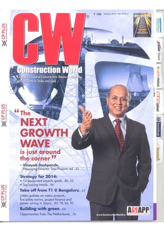 Construction world, January 2014