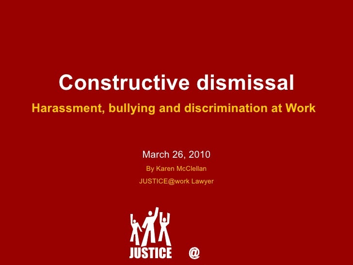 constructive dismissal
