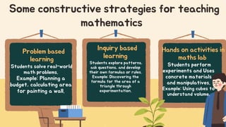 Constructive and Collaborative Strategies for Effective Mathematics ...
