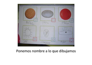 Ponemos nombre a lo que dibujamos
 