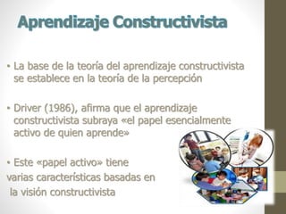El Constructivismo | PPTX