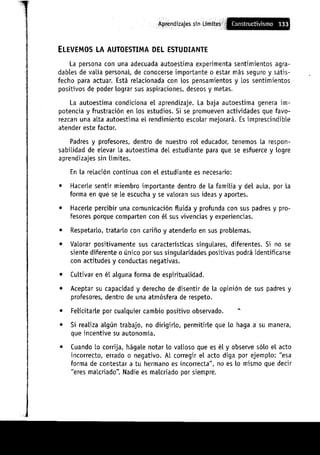 Aprendizajes sin limites (costructivismo)