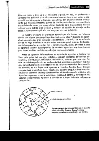Aprendizajes sin limites (costructivismo)