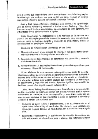 Aprendizajes sin limites (costructivismo)