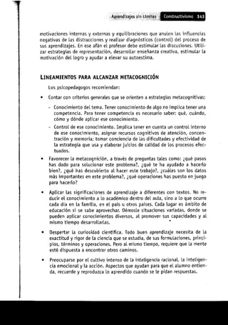 Aprendizajes sin limites (costructivismo)