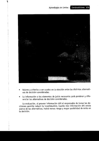 Aprendizajes sin limites (costructivismo)