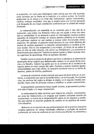 Aprendizajes sin limites (costructivismo)