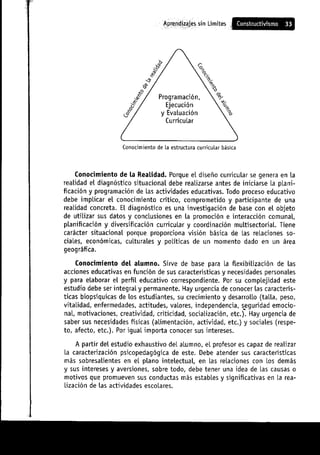 Aprendizajes sin limites (costructivismo)