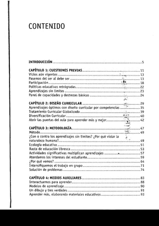 Aprendizajes sin limites (costructivismo)