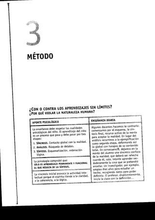 Aprendizajes sin limites (costructivismo)
