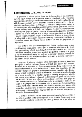 Aprendizajes sin limites (costructivismo)