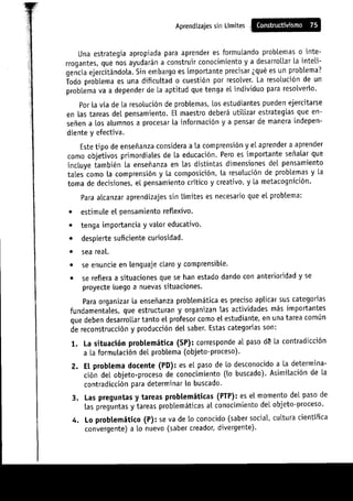 Aprendizajes sin limites (costructivismo)