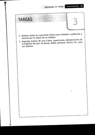 Aprendizajes sin limites (costructivismo)