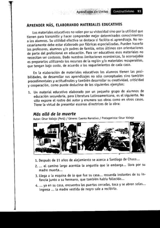 Aprendizajes sin limites (costructivismo)