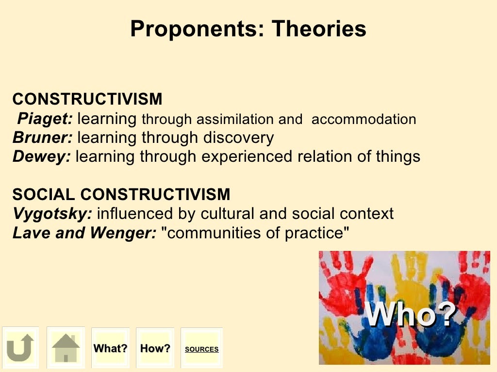 constructivism and social constructivism