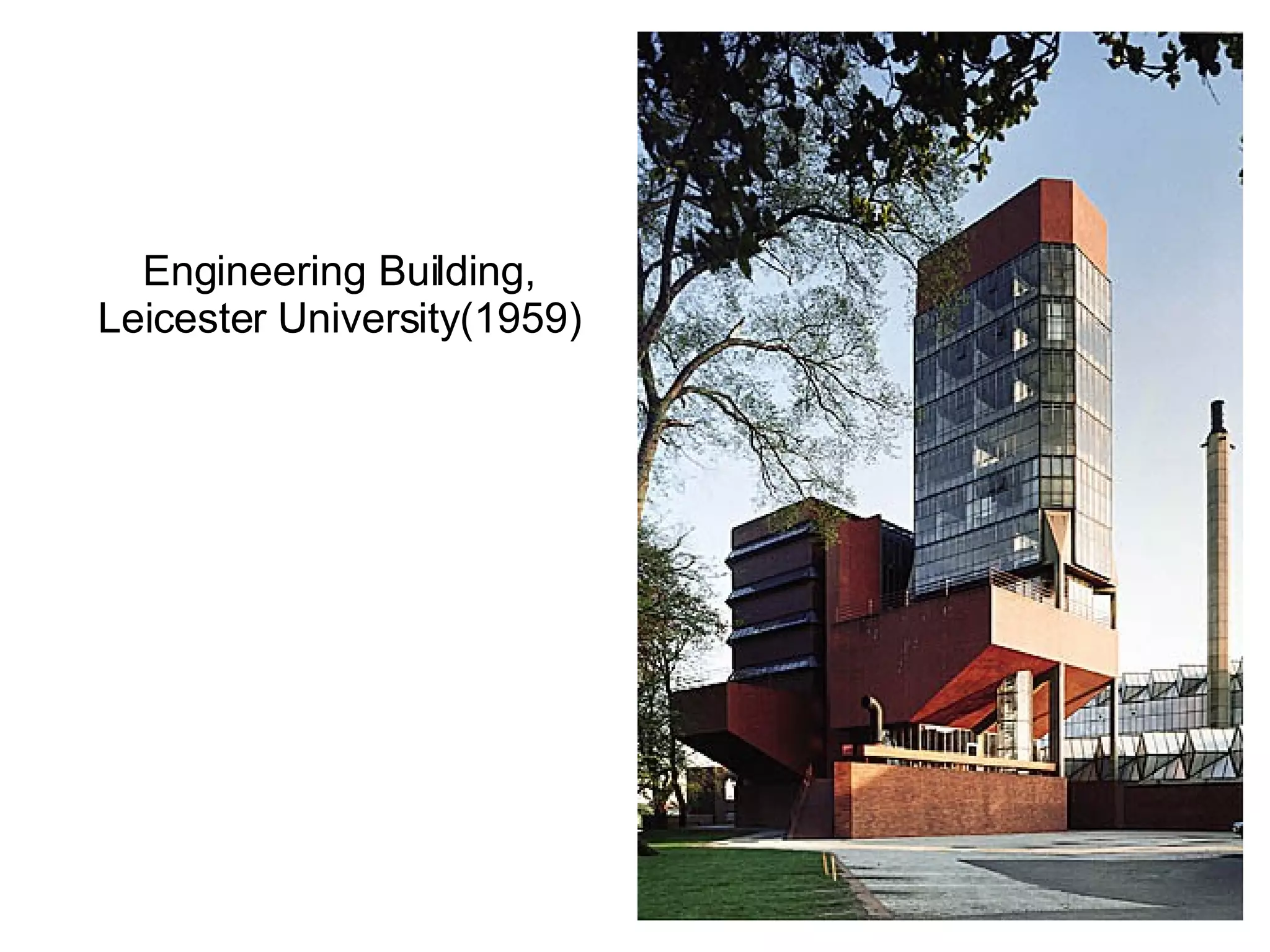 Engineering Building, Leicester University(1959) 