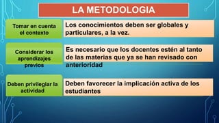 EL CONSTRUCTIVISMO COMO TEORÍA Y METODO DE ENSEÑANZA. | PPTX