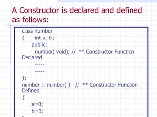 Constructor | PPT