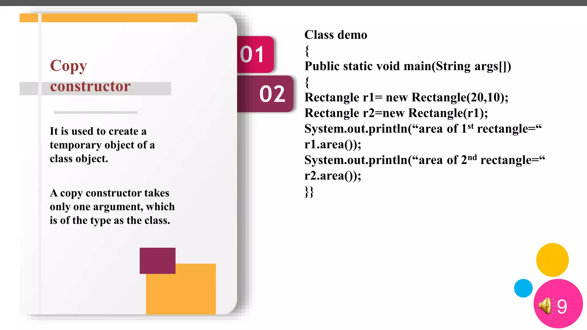 Constructor in java | PPT