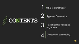 Constructor in java | PPTX
