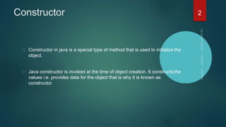 Constructor oopj | PPT