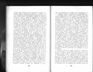 Aceasta este schem.? cet mai generald a evoiu{iei rna_
joritdlii eroilor scriitorului, inc"heiat5 cle obicei cu o
moarte reald sau numai interioard, sufleteascd. Cetu
-ni,._
canu, Gralla, $tefan Gheorghidiu, Ladima silt a;tJel";]e
Inrrrr]1r pe care ii urmim iD indlfarea Ior. vulrrerabilA
;i care ne transmit tensiunea dilemelor 1or, f"r"o,,r=.i
conEtii'lei 10r problematizante e4. Ei pot construi rottir
pe o eroare, clar eroarea lor este nobili gi, fringinclu_se
aspira{ia lor, rdmine
-
ecoul _ei, se-nsul ei' iranst?te;;i,
-;
nostalgie a trdirii il?lj" Ei dense $, in care fi;";;;-;ip;
cie existenfd sd-qi aibir nu numai intervarur ei mds'l J
11.
lilnpul fizic, extern, ci Ei valoarea ei clistinctd, cle sen_
sibilitate gi cunoaEtere, in fluxul dtiraiei interioare.
Se cuvine sii spunem ci scriitorul esie in romanelr,,
sale (grafie-qi libeitalilor consiclerabil mai mari ol* -g"l
nuhri({) mult mai aproape clecit in teatrul sau cle ffis_
ciirea internd a congtiinfei, cle ,,curgerea(( gi crA;-,rJ,_
specificl a memoriei (totuEi nu ,,invo"luntare,,, l; ;t;i;;
teoretizdrilor, ci dirijata de reperere semnificatiilcr rrir-
1.,1"
i'l ea), de o poezie speciili a sfirilor p.bp.i; il"_
nologulur-rememorare Ei ,,scrisului(( _ decantare a sorr_
sr-rlui..experienlelor trdite," clevelopare a intuiliilor S; r"
gestiilor unui mornent cruciar de viatd interioarti.'n"oii
sai refac mereu inilial iluzia cd lumea'ar trebui .sa le *e_
cunoascd valoarea individuald demonstratd prin u"p"_
'ioritatea
inteligentei lor, implicatd in stilr-rl intregii !o.
personalitdli interioare ca gi in gestur.ile lor pe !trr,-."t
raporturilor interumane. Ferneia, iubirea .epi"zl"ti i,,
'iziunea
scriitorului experien{a-siirtezd care concentreazi
in ea, cll un maximum cle tensiune intre ceea
"u
," .r.r_
pLlnq rgtiunii Ei ceea ce_ ii scapd ei, intre ell qi lume
totodata, patosul ,,mesajlrlui(
'autorului.
Care insA ntr
se confr-rndd_cu perspectiva personajelor sale, ci "se cjc.-
pdqeqte in ele, nu pentru a
-le
conciarnna o;,
"i
p. O"
-o
parte pentru a ne transmite intrebdrile lor O*r.ii."_
clrtrmatice, pe de alta_ pentru a reintegra, dintr_o pe;:_
spectivd finald, valorile- 9i posibilitalitJ intetigenlei' in_
tr-o imagine mai complexi
-a
umanului, nu ii"mitati la
gecmetriile spiritului. camil petrescu a creat in litera-
tttra romAnd o imagine de mare noble{e artisticA a in_
fringerilor fecuncle necesare, ale conEtiin{ei in rjeve_
nire, un dramatisrn al crizelor care maturizeazd inle-
lior zguduind iluziile Ei reflexele de automistificare.
Xir primul roman, iubirea ca Ei rdzboiul erau expe-
iienle complementare, care verificau Ei constituiau prin
]nsdEi desfSgurarea lor o realitate interioard eroulul, o
icientitate a congtiin{ei lui. In Patut Lui procusf com-
plexitatea experientei l5untrice a eroului central (Frecl
Vasile-scu), pusi in valoare cle relieful compozilional
subordonat unitSlii cle sens proprii tehnicii ,,dosarului
cle eristen{e((, clemonstreazd cd romancierul eii cleja in
pragul. despirtirii definitive cle iluziile sale noociaticr:
(refiexele acestora d"in urmd erau in toatd literatura scri,
itorului dominati de ,,mitul conEtiin{ei(. gi ile revendi-
c_area impliciti a recunoagterii unei elite a spiritului e7).
Ifespdrfire care realmente se va produce in- Dantan si
{Jn arn intre acLmeni ; opere ce conlin, sublimati, ati-
tuciinea proprie noii orientdri a scriitorului qi gindito-
rultii Camil Petrescu, substan{ialismul, ca resiiuare a
inteligenlei pe terenul concretului in migcare, Ei desi_
gur, pentru trilogia sa istoricd (rdmasd neElefuitl pini
la capdt), ecourile unei alte virste istorice'gi ale unor
muta{ii produse in conceplia filozoficd a autorului. Din
opera de romancier dintre cele doud rdzboaie, rdmine
- creclern -_ exemplar, sub aspectul temei noastre,
c.IorLuI incununat de succes aI scriitoruiui de a face clin
alhitectura romanului o metaford sau o ordine-metaforl,
revelatoare de dramatism al conqtiinlei, capacitatea sa
de a irnplica in spaliul textului Ei'in organizbrea lui ra-
porturile Ei miEcarea proceselor cle cunoaEtre Ei auto_
cunoaEtere.
Conciuzia troersird se poate rezuma la conslatarrea,
ire care speram ci dezr,roitirile anterioare o sustitr in-
ciestul, cd urmind datele inzestrdrii proprii gi o iclee
clistinctd despre roman, alegindu-gi drumul in raport
.iLl contemporanii ;i cu predecesorii ciin literatllra ro-
mAni ca qi clin cea universatrd, sublimind in crealie ex-
perienfele acumulate Ei o Weltanschauung speciiicd gi
proiectind in operi intrebdrile qi temeie interloare, fie-
care din cei trei romancieri a realizat nu numai o artd
expresivd Ei distinctS a construc{iei, nu numai un model
(c, structurd) care are propriul sdu echitibru intern, un
269
 