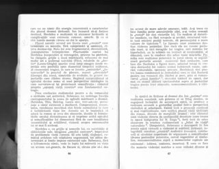care nu au nimic din energia concentratd a caracterelor
din planul dramei {Srdnegti. Ion incearcd sd-$i forteze
clestinul, Herdelea e mul{umit sd atenueze loviturile gi
copplica(iile 'unei existenfe comune, amoife. $i ca ei
sint lumile morale cdrora cei doi Ie aparfin.
, Planul narativ secund are linuta unei ,rcronicitt care'
'urmdregte cu minu{ie, fdrd comprimdri gi"omiriiuiri, ci-
terra destine-tip. Nota lor este fragmentarul, disconl,inuill,
juxtapunerea intimpldriior. Fluctualiile .so,artei lui
Herdelea (suspenddri qi reintegrdri, procese ba pierdute"
ba ciEtigate, grijile a doud mdritiEuri), refacerca cle mai
multe ori a aceloraqi naivitA{i (Tittt), reludriLe cle .,des-
tin(( (Laura-Ghighi) aparlin unui timp omogen (r.rncle re-
petilia este 'posibilS) opus diarnetral timpulni unilinear"
al conseculiei tragice, in care se inscriu ,,amindrile(t, ,,in-
toarcerile(( la punctul de plecare, uneori ,r:rbse:r{ele(c
(George) din scend, simetriile de evolulie, in gencre rtr-'
porturile care clddesc drama. Regimul compozi{ional al
epicului d-evine semn al unei perspective axiologice in
care nal"ratum-ul iEi proiecteazA semnificafia : climatul
propriu ,,epopeii vie{ii curente(( este fundamentttl ne-
tragit'.
Prea credincios realismului pentru a da r,omauuh:i
o alcdtuire net. antiteticd, Rebreanu nu res"tringe funclia
contrapunctului la aceea de oglindd mdritoare a dramei-
I{erdelea, Titu, Belcitig, Laura sint, intr-adevirr, perso-
naje a cdror existenld e mediocrd. Compromisul, renttn-
tarea, ranchiuna meschind sint felele normaluli,ri in baie
e inrdddcinati viala 1or. Aceasta nu le impiedicir sti
acluci in roman qi ceva din elanurile, iluziile qi frarnin*
tdrile omului dintotdeauna gi sd imprime astfel epicului
gi semnificaliilor lui dimensiuni fdrd de care tonalitatea
ansarnblului Ei echilibrul viziunii asupra omenescului
nu ar mai fi aceleaEi.
Herdelea e, cu grijile Ei temerile lui, cu naivitdlile gi
sldbiciuniie sale, imaginea rromului oarecare(', impovlrat
de problemele vielii curente. El este tatdl, slujbaqul, ro-
mdnul ardelean sub stdpinirea ungureascS, tot atitea de-
termindri gi limite impuse existen{ei sale. Rebreanu, fdrd
a infrumuse{a nimic, vede in lupta lui mdruntd cu via{a
un eroism sui-generis, de fi'ecare zi, cdt-ui'a qtie sd-i dea
un accent de mare adevdr omenesc, triit. A-Ei trece cu
bine familia peste ameninldrile zilei, a-gi vedea urmaqii
Ia ,,rostul'( Ior sint victoriile lui. Un realism al datorii-
lor imediate, nu fdrd scrupule 9i govdiri, structural stri-
in insd oricdrei pozilii teatrale, dd personajului o mare
valoare de tipicitate 10. Le lipsegte unor asemeuea cles*
tine violenla patimilor. Dar clacd ele nu clulosc pasiu-
nile mari, Ei nici ravagiile lor tragice, nici mf,relia lor
hiperboiicd, au in schimb un instinct al coutinuitd{ii' aI
clSinr-ririi, care le conduce clin ardinc toate migclrile. Fa-
milid este realitatea puternicir in jurul cireia se organi-
zeazi gesturile acestei rezistcnle fdri stralucire, care
face din trIerdelea o figurir lnarc, itcluninc.l totuqi iu cro-
nica destinului lui comulr nttmai indrlzneli rutate, apd-
rdri vulnerabile, speratrlc 1;recitrc. I{erclelenii sint pen-
tru lumea romaneascl (a Arclealr-rltti) cee:r ce sint Rostovii
pentru cea rllseasci clin lldzboi ;i pace, prin ei roman-
cierul ,,cintd familirt( 11,
clczvolti tabloul de epocd, dar
mai cu seamir alirturit spectitcolului aspru al pasiuniior
tragice poczia fc!ei obiqnuite, tlemonumentaiizate, a exis-
tentci.
ln spaliul de ficfiune al dramei din Ion ,,patima(( e.ste'
realitatea esenliald, sub puterea ei se fring destine, se
angajeazd incle$tdri. de anvergurd epic5, se produce o
resituare secundb a gesturilor eroilor intr-o perspeciivd
simbolici gi , arhetipald. Existd insA o prezen!5 continud
Ei mai cuprinzdtoare, care unificd planul vielii lirdneqti
din roman, dincolo de marginile dramei : este climatul
unei violenle directe de neobiqnuitd densitate (care trezea
in epocd indignarea lui N. Iorga 12), ferit insd cle orice
alunecare in estetica rudimentard a ,,feliei de via!d((
naturaliste 13. DimpotrivS, Rebreanu a descoperit in Ioit
poezia epicd virtuala a violen{ei Ei asprimii lSrdneEti, in-
tegrabild simultan,,cronicii( realistice (cenuEiul, cotidia-
nul) gi nivelelor superioare de organizare a semnificaliei
(drama pasiunilor puternice, cercul sugestiilor ei simbo-
lice, monumentalitatea asprd a momentelor capitale ale
existenlei : iubirea, nagterea, moartea). 'E ccea ce face
din materia violentei matrice a unor stilizdri diverse Ei
46 47
 