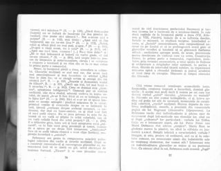 rriermii s5-l mining" lj, (R.-_ p. l2B), ,,Dacd ciunrrealor
lboieriil nu se indurd ae bunavoi""i;i'.f"u pi*;,,i..ii_
ranilorl, cine poate sd-i sileascd 2... Noi ,r_av"m ,,i"i''*
l:lt"^.^"]:,J.R.
__ p. 142), mai tirziu : ,,Apoi ni"l u*
'il*
')arJoconlr asia nu-ne_om lasa !(( (R. _ p. 172),..i1.::i,i.
rabzi gi oltezi pina nu mai poqi, s,'_apoi...u (R. _ r. l{Ji).
,,?:Toi o viata, avem, nu b ,.,i.i.,in.'--t'; plii ';;.i,,
rl"rrrol a$a nu-r bine, cLlcoane ! [...] Nu-i bine dc]o"* si :
,,Sd se mai hrdneascd Ei boierii
"L^"orfrJ'i"_i".',., ;"i
T"-"-T ?l!yl-ot,
." F. - p. 284), iati trepte"i,.ri," p,.cl_
ccs (tc limpezire gi .autocrrnoaqterc, carrria i *" , , -;r.in.
o cregtere a tensiunii gi un riim clin ce in ce nrai ,,r"iin
in prima parte a romantilui.
, Brusc. la inccputrrl pdr,qii I Corrrt, almosfera sc .i Jrim_
b;'i. Glasurile mullimii se at,A mlrl' .a., clar acur:: inclr
lloi amcnintiLourc Ei mai in"or.t"t* ca olicjnri r..-MiLi
r)ute re dam j'oc, si se a^ieagjr scrum gi cenuga ,lj;;" t;i
neamul 1or((, R. -- 4.^i20,_,,"Soarele $i'dum;;;ij';;r$l;;
rle tilhrri6,,.F _ p. J21,,,'nicit-aq;tiai, tot mni i:i,r,i rr.
rr moalt.eAl.., Ii.
- p. 362). Ceea'ee clominA estp it,,'"
rea(, aEteptarea iirfrigurate 3r. O;;;ii;;; ;""$;?":1
neclinti{i, zile cle-a riiclul, aaunali-undeva in i"i*,;-";;_
tului, de parci ..le-ar fi fosr frici'sd-iiu se intimple rur:r
in lipsa ior(. (R. _- p. 2,96). frfi"i
"i "_"i Eti sa sptinii jim*
pede ce anume astelaptd :'pjndind *g.nr"" A"'io o.L,ii",
f.:ft?:1.^:33tite sri ,vo,.u"lie .tnsp"u-'." se intir.nplii in
rirra. Iarflnrr ,,vorbeau clespre aceleagi necazuri. ". 1.,1_.
deeuna, dar mai cu _irrare_amintc.-cL- ;i-;i;;i''r-,,,: J:;l
sd nn-i auci5 cineva. Nu se prea p"i*u,, in ochi Jje rle,
teamd si nu vacld ce pilpiie in ocfrii celorlalfi, .;;; ;;
1u v1$a ceilalti focul din- ochii- propril.* 1g. __'pr':ilOj"
l:l o l,Alir:zrrire grea, intre ura ;i irici niiupto."o irrrui -r_ri_
l1"oi" .:1
in fa[. u'ui prag'p."ri-tii q;"];J;,'i..l',;i;
ue a apuca pe ur] drum firri intoarcere. ,,Ami,-,.;re..tic
face sd se aucld bdtaia ritmicd u ,l,.o"
"fip"
ftJ;;il;;;.;_
piralia incorclatd a ,,satului((
,,^_,L"brqutrl n"q. geniu._ in .compunerea miqcirii psiho_
togrer coteclive din. voeiie 9i tdCerile mulfimii. nuilre
-0"
:r construit crescenclo-ul. gi
.convergenla glasu"ilo; ;i;r;:
mancierul lasA sd se simtd, .rn gol, 'aeiul
electriz,ai Je
inaintea furtunii. ,,Tdcere(( li scr cere {aranilor irrif,r.*c>
scend de virf (cuvintarea prefectr_rlui Boerescu) Ei toc_
mai tacerea lor e inclrcatd de o tensiune-limittr. ln cele
cio,uii capitole cle la inceputul pdr{ii a dona (VII, Scin-
leia 4; YIII, tr'td,cdril, inainte cle a se infrunia deschis,
fortele se misoarS, se studiazi reciproc. Interludiul a-
cesta, ai ,,linigtii(< ameninldtoare, este compozilional ne-
cesar ca pe fonclul ei si se prelungeascd ecoul grav al
glasuriior revoltei gi totodatd sd se ghiceascd fiErberea
acllnczi : neclintirea aproape mutd, de acum, prevestegte
m:liea ciescircare c1e r.iolentl care va urma. Construclia
fLrsese, in prima parte a romanului, cuprinclere, insii-
tuire, prin reveniri concentricte, a unui spa{iu cle fictiune
qi orchestrare a strigitelor celor oprimaii, in partea a
do',ia, dincolo cle intervalul tfcerii sumbre,'ea org-anizeazi
miqcarea epicd a riscoalei tdrdneqti gi puisul -accelerat
ai unui timp de excepfie. iVliEcarea Ei fimpul rdscoalei
.clin l:r'riscoala.
Citd vrerne romanul urmdregte acumullrile 1ente,
lirlrrezirile, creqterea treptatd a incorddrii, domind glal
sr-u"iXe ; ii auzim mai mult decit ii vedem pe cei ca"e luo"
-dcveni
curind ,,satul(i rdsculat. ,,Arnncate cu rnetocli(.
in -r'?rlscocls nu sint numai intimiilerile, ci Ei, intr_o or_
cline cel pulin tot alit de necesarA, momenteie cle consti-
in{d colectivd, ,,vocile(( mullimii. Sintem cleparte cle vor-
bire;i rnultiplicatd, amorfd, a prostimii din cunoscutele
pagini ale lui Negruzzi (Alenarzd.rtt Ldpugneanu). La
Re:breanu vocile sint individualizate Ei acie.sea uEor de
rcrrlrnoscut dupd leit-rnotivele sau obsesiile lor, cind nu
si clupi ,,culoarea(( lor particulard. : vorbele lui Trifon
Gr-i.j'l alr o intunecare asprd, ale lui petre petre san
I4atei Dulmanu sint aclesea ,,esopice(, Marin Stan se
gindeEte mereu la pimint, un altul 1a rdfuiala cu jan-
Carrnri g.a.m.d. Simpla tehnicd a caracterizlrii verbile ?
Desigur, Ei asta, pentru cd. scriitorul, aici ca qi in cele_
lalle romane, nu nesocoteEte nimic din indatoririle sale
de megtersug elem.entar, clar numai atit ? Interesant este
ci individuaiitatea glasurilor se reline gi nu portretul
fi:ric. Ca nimeni altul la noi, Rebreanu aude aceastd ,,fug5(
76
77
 