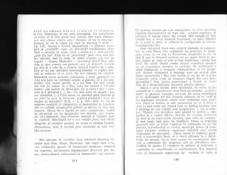 aibA un amant, dar nti vroia sd se compro-
m i t 6. Reputa{ia ei era prea proaspb.t6. Un' n'ecuncscitt
ca acelcl ar fi fost paate mai comod. Dar wtde Dumne-
zeu mai ui"zuse mutra asta ? Desiglut' cd nu Ia dancirtgl !
Izbucni in ris Ia ideea lui Lici la dancing t< (C.8. **-
I,p. 247). Acesta e fonclul caracterului : o juisoare ener-
gicd qi ,,socotitd((, care ,,se descurcd(( intotdeauner i;ine,
fdrd a renunla Ia nimic. Licir a intuit-o : e, intr-adevitr,
,,una d'a lui((. Fald cie ea ,,mierloiul(( pare ceva ir-iai ptt-
1in calculat, dar in stare sd simtf, ocaziile (,,E clus pe
copcd((
-
despre Maxenliu * inseamni dlurn libel spre
Ada Ei spre avere), are gesturi care ,,il slujr:sctt, tt-,iillcle
lui sint qi o cale de a incerca terenul inainle cie a p:iqi.
Nici el nu are adevdrat monolog interior, ci replici gin*
clite Ei neldsate sd se auclir. De aici caden{a lor eliptica.
Niciodati vocea ascttnsd, interioard, a unor ,,ttormali'( ca
Ada sau Licei nu vorbegte amplu qi patetic, ca a li;i llfa*
Nenfiu, nici voalat ipocrit, ca a ltti Rim, dar nici ciznit
sau atit de sumar ca a Siei, noia lor exactd e calcr"tlul
realist. ,,Iqi aminti de Maren{itt. CcL gi mor"t ! Era o l-Lsu-
rare;i o Tsierclere [...1.Da! Cu Adct ouea d.e socatit! I'rs'
cul prin[ului, [...] Casa aceea ut parcltet prea lunecos gi
cu scdri in, can'e te i,ncurcui... gi putul prin,fului J Licir uu
credea in microbi !( (C.8. _- I, p. 424-425). Lrrr soi. cle
registru contabil aI ciEtigurilor qi pierdelilol in lirporilt-
rile cu ceiialli, recapitul5ri grdbite qi planui cle ltaic mai
departe. Masca lor e lipsitii de orice compiicaiie. ,,islfel
de personaje nu au imaginatie satt moral5, nici intpre-
sii, nici memorie, doar interese, ambilii Ei vaniii{i, pc;f-
te, capricii. NIor-r.ologul lor e sau leaciie pltrd, sau caicttl
silogistic al Eanselor proprii, de aceea el rdmine laconic,
discontinuu, arid. Il ni.r,.elul prin excelenla al uuei r,'or-
biri ascunse.
NIai aproape de concii{ia unui adevdrat monolog in-
terior stau Rim, Elena, {axen!iu. Am vlzut care e to-
nul solilocului ipocrit aI refttlatului profesor: rictusul
lui superior, necontenita argumentare ldttntricl pro do-
mo, abstractismul caricatural al demersului sdu mental.
Un portret in.terior pe care romanciera. ca s5-qi descarce
repttisia (inventinclu-l de fapt din aceasth repulsie), ii
qar:jeazir, il irt"gind ironic clin umbrd. Mai complicali sint
ceiial{i clci, a cSror form'.ili. interioari, ctt totrii diferitir
cle Ia unul 1a altui, se reflectd in configttra{ia gi nnanla
monologuriior lor.
l)eqi concertul Bacir este centrul simi:olic al romanu-
i.ui, in care Elena este realmente un personaj cie prirn-
plan (ceeer ce iltt era in Feciccu'ele ciespletite Ei nu va
rnai fi nici in Drumtil, uscut'ts), ea nu apare decit in pu-
line ptrgini qi, ceea ce este ;i mai important, vazutA mai
mult clin afarrd. h'Iultd vreme clespre concertul aqteptat
ca un eveniment monden se uorbegte. Se clesfiqoarit o
abild diplomalie a atragerii colarboririlor, se fac pi'egi-
tiri. Nrlrnai snolri-qmttl o impinge oare pe eroini spre
icleea conceril-rlui ? Sau este acesta qi un fel tie a e'''it:r
instinctiv vicltil vielii de l:urghezi bogali din castr IJr:i-
ganeEtilor ? Sub tinuta protocolarb a feineii cle }''rme
este qi o disponibilitate bovarica pentrtt altcevet.
Elena e piea lucicld, prea cenzurati, ca rocea ei in-
terioarS. sf, se :-.bancloneze unui flux necontrolat, trscllflln-
clare(( in ginciuri, amintiri, senzaiii. l)e aceea monologrtl
ei se alcdtuieqte tot clin cuvinte nelSsate sd se aucii-l ;i
nu depiEeqte r"riciodati'r cercul r.tnor probieme nete, prac-
tice. Dacd ar rimine la atit, personajul nll ar fi rlccil; o
Arla cu mai mtilt stil. Existi insd un limbaj interior care
o distinge cle toli cciialli eroi bengescieni -- cel al emo-
1iei. Muzica esie metafortr unei piutiri in derivzi a sim-
{urilor qi a visdrii clifuze, dincolo de ceuzura lilltntlicit
{gi cleci Ei cle conven{iile morale), spre 'sidri cle congliin-
.tir mai largi, mai grcr-r cle clasificat. Elena la repei.ifia
generali este ,,o fiinfi cuprinsir in semisomn clc un vis
pldcr-rt((, intraductiltil in cuvint, montaiul stereo al nota-
liilor exclusiv attclitive stlgereazd climatul unei emo{ii
nedetaqate cle senzorial : .,1llena asista la repetilill gerle-
ral[ a concertuh,ri Bach ca o elev5. silitoare la o clistri-
brrlie de premii. Nu-qi clete seama cle sttccesiunea pre-
cisf, a numerelor clin program, nici cle atituclineil asis-
tenlilor in pauze. O rttmoare de matase Ei dclectare o
cuprindea in semnificatia ei satisficdtoare. Era palpitttl
rrs,or al cloarnnelor repercutat cle rochiile dc tafta ;i
1t{ 115
 