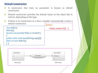 Constructor in java | PPTX | Programming Languages | Computing