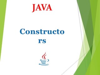 Constructor in java | PPT