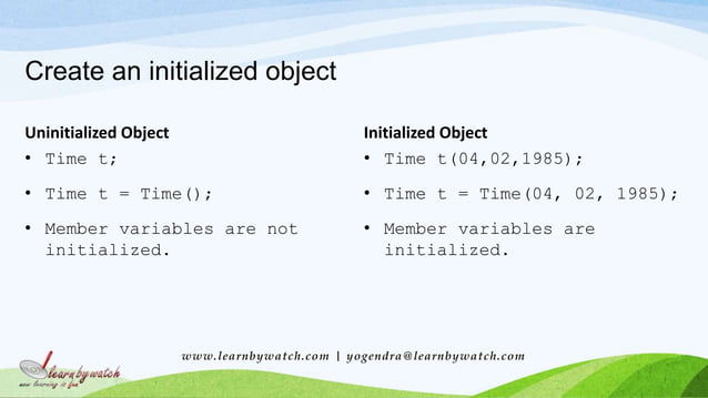 Constructor overloading in C++ | PPTX