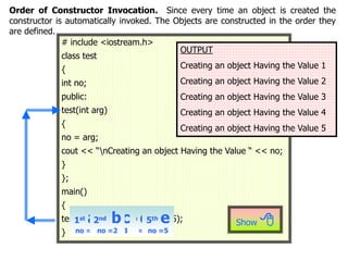 Constructors Computer Science CONSTRUCTORS IN C++ +2 COMPUTER SCIENCE | PPT