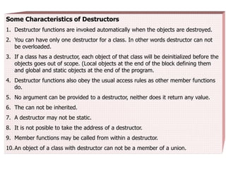 CONSTRUCTORS IN C++ +2 COMPUTER SCIENCE | PPT
