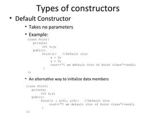 Constructors & Destructors in C++ Simplified | PPT