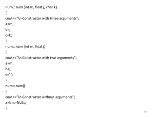 Constructors and destructors in C++ | PPT