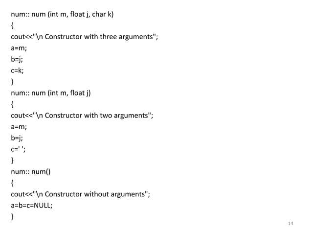 Constructors and destructors in C++ | PPT