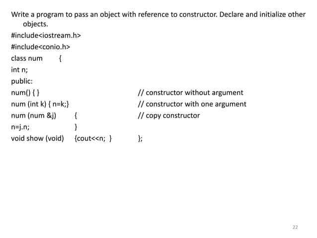 Constructors and destructors in C++ | PPT
