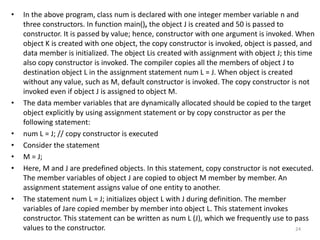 Constructors and destructors in C++ | PPT