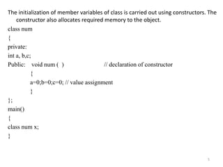Constructors and destructors in C++ | PPT