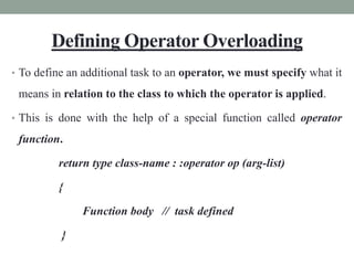 C++ - Constructors,Destructors, Operator overloading and Type ...