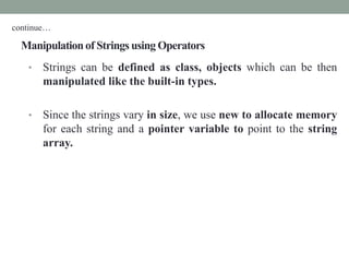 C++ - Constructors,Destructors, Operator overloading and Type ...