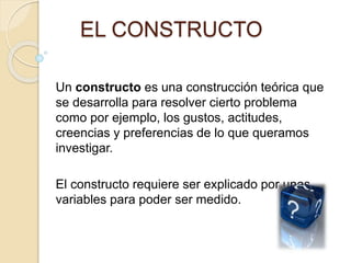 Constructo y variables | PPT