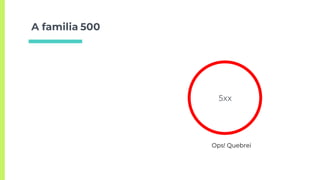 A familia 500
5xx
Ops! Quebrei
 